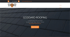 Desktop Screenshot of goddardroofing.net